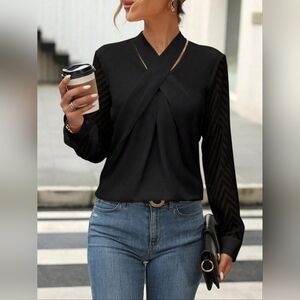Black Blouse Size 12
